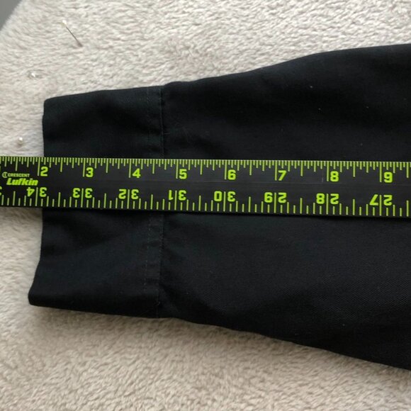 Dickies Mens Work Shirt Size 2XL Long Sleeve Button Up Classic Black Workwear - Picture 6 of 11